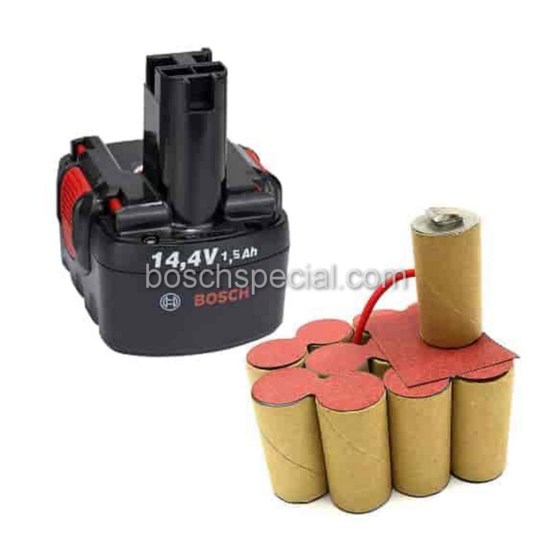 باتری دریل شارژی بوش 2000 میلی آمپر مدل BOSCH 14.4V 2000mAh
